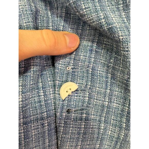 Sandro Blue Nars Blazer Size 36 As Is Condition - Picture 10 of 12